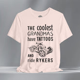 The Coolest Grandmas Ride Rykers Crew Neck TShirt